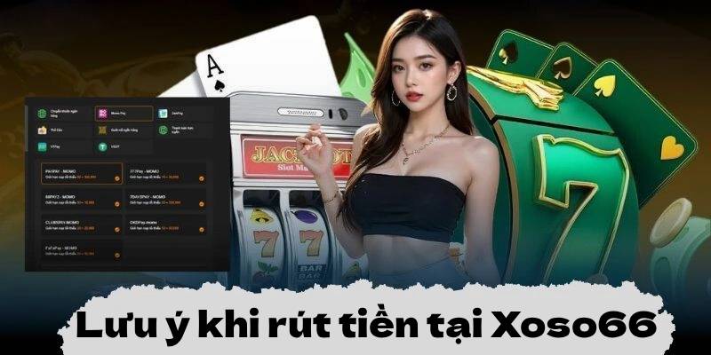 Lưu ý quan trọng khi rút tiền tại Xoso66