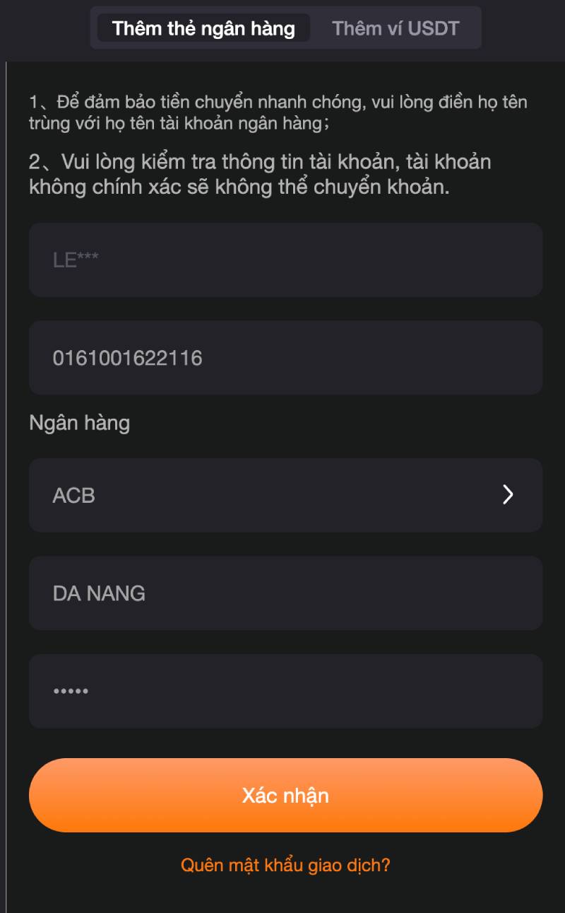 Rút tiền qua thẻ ngân hàng